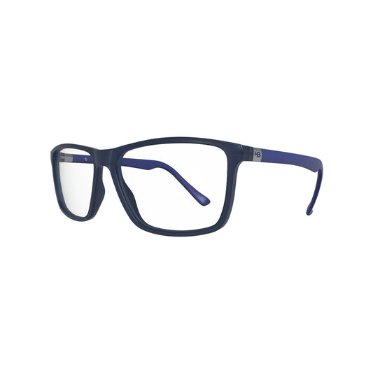 Óculos de Grau HB Polytech 0367 Matte Ultramarine/ Blue Mirror - Lente 5,7 cm - Loja HB