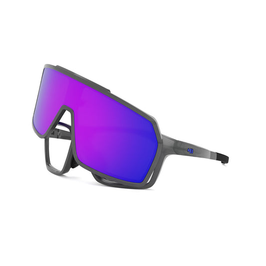 Óculos de Grau HB Presto Clip On Graphene/ Blue/ Blue Chrome - Lente 5,5 cm - Loja HB
