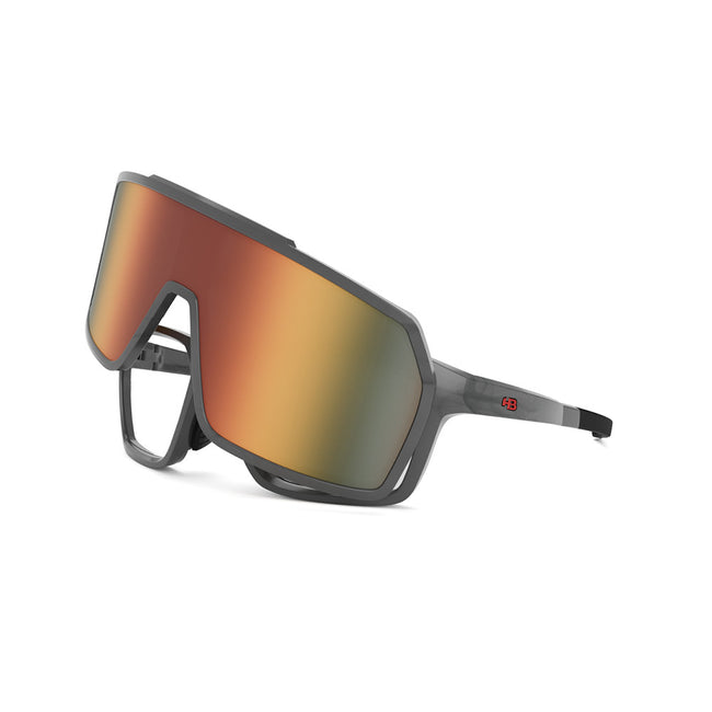 Óculos de Grau HB Presto Clip On Graphene/ Red Orange Chrome - Lente 5,5 cm