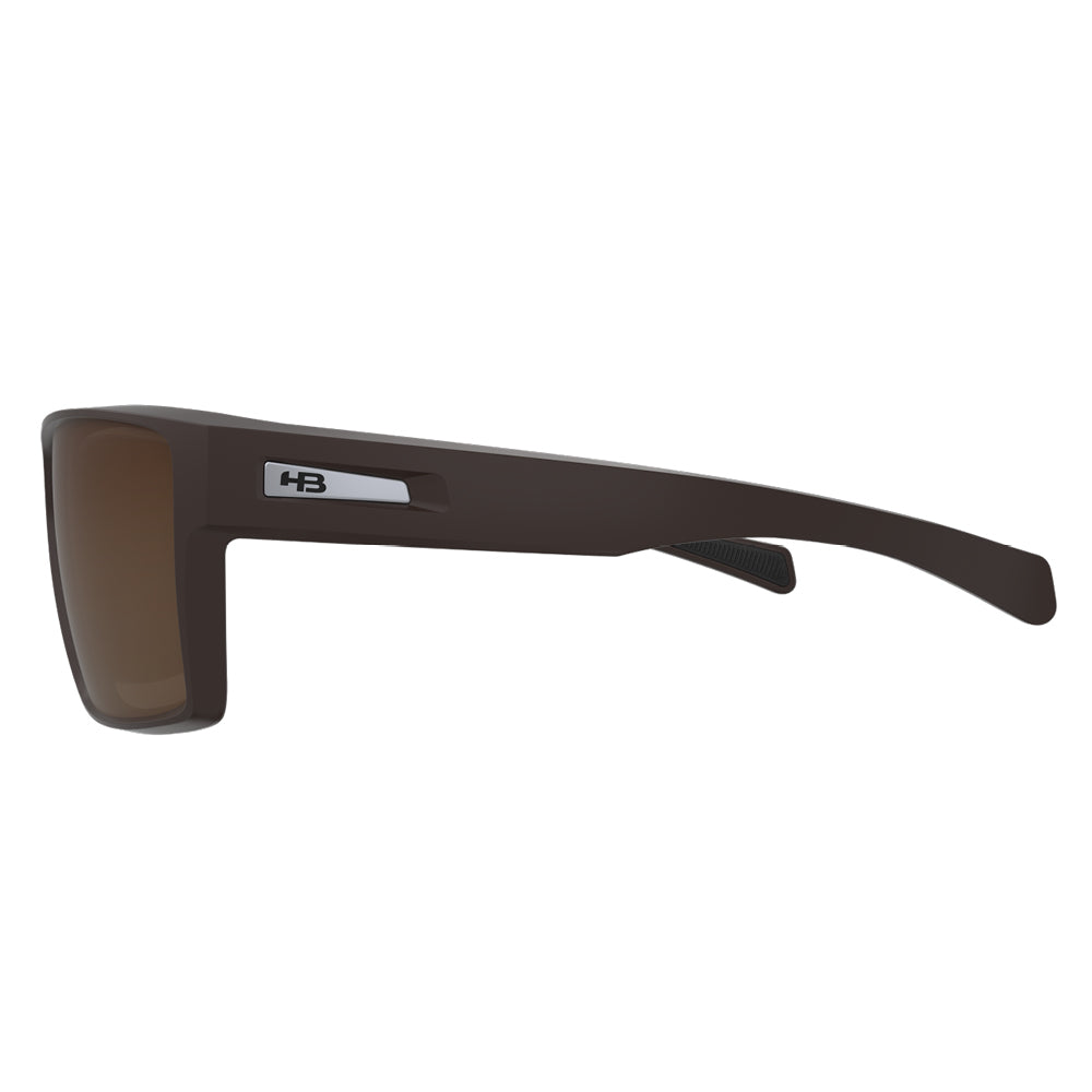 Óculos de Sol HB Byron Matte Café/ Brown - Lente 6,2 cm - Loja HB