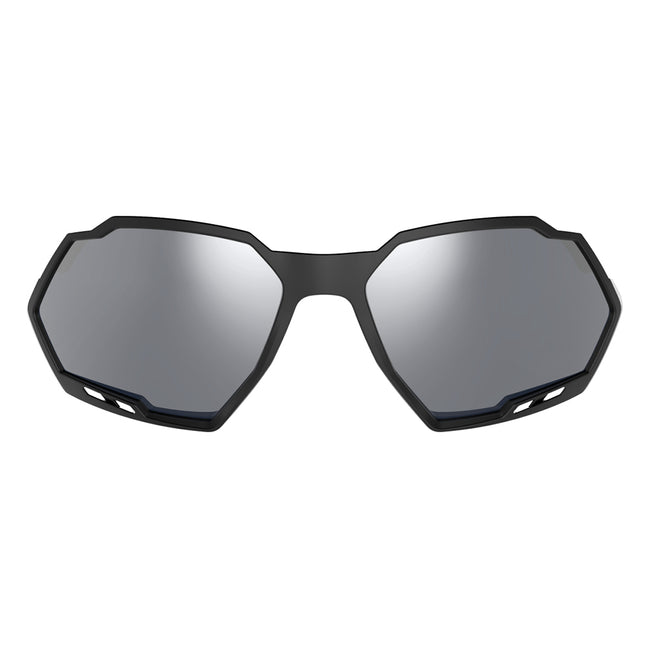 Clip On para Óculos de Sol HB Rush Matte Black/ Silver Chrome