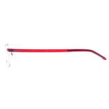 Armação HB Polytech 2 0402 Matte Grey/ Matte Red  - Lente 5,5