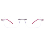 Armação HB Polytech 2 0402 Matte Grey/ Matte Red  - Lente 5,5