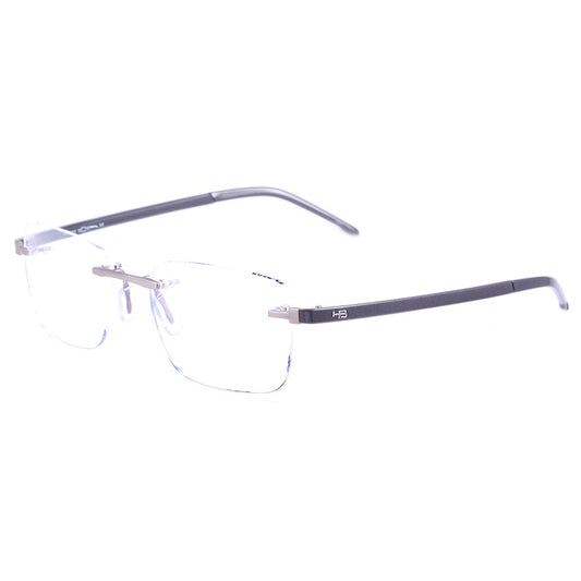 Armação HB Polytech 2 0402 Matte Grey/ Matte Graphite - Lente 5,5 - Loja HB