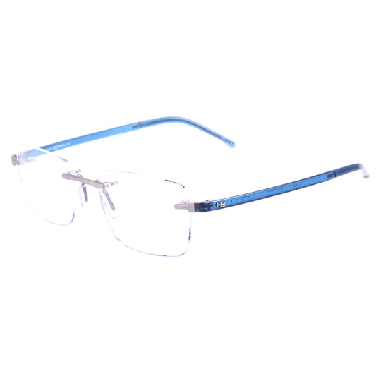 Armação HB Polytech 2 0402 Matte Grey/ Naval Blue - Lente 5,5 - Loja HB