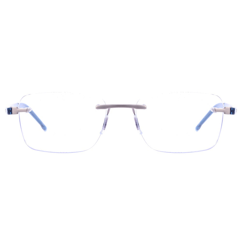 Armação HB Polytech 2 0402 Matte Grey/ Naval Blue - Lente 5,5 - Loja HB