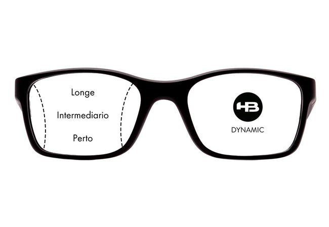 Lente Multifocal HB Vision Dynamic Policarbonato 1.59 com Antirreflexo SHA