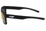 Óculos de Sol HB H-Bomb Miguel Pupo 2015 - Matte Black D. White/ Gold Espelhado