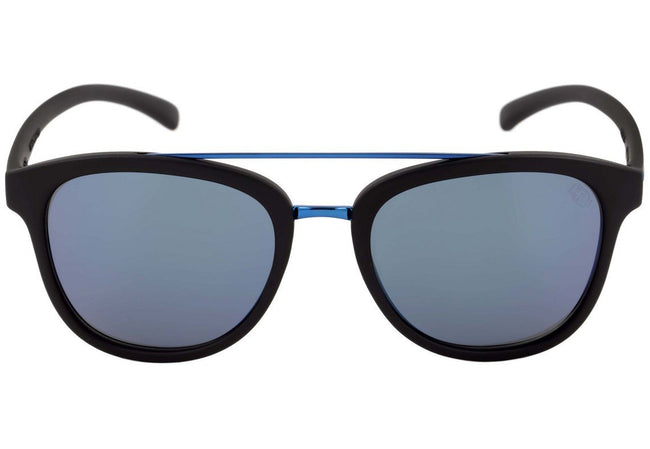 Óculos de Sol HB Moomba Matte Black D. Blue/ Blue Espelhado