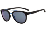 Óculos de Sol HB Moomba Matte Black D. Blue/ Blue Espelhado