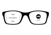 Lente Multifocal HB Vision Sharp Policarbonato 1.59 com Antirreflexo SHA