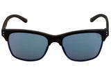 Óculos de Sol HB Slam Fish Matte Black/ Blue Espelhado