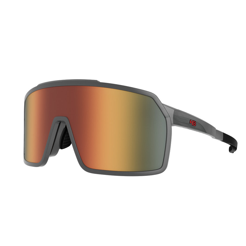 Óculos de Grau HB Presto Clip On Graphene/ Red Orange Chrome - Lente 5,5 cm - Loja HB