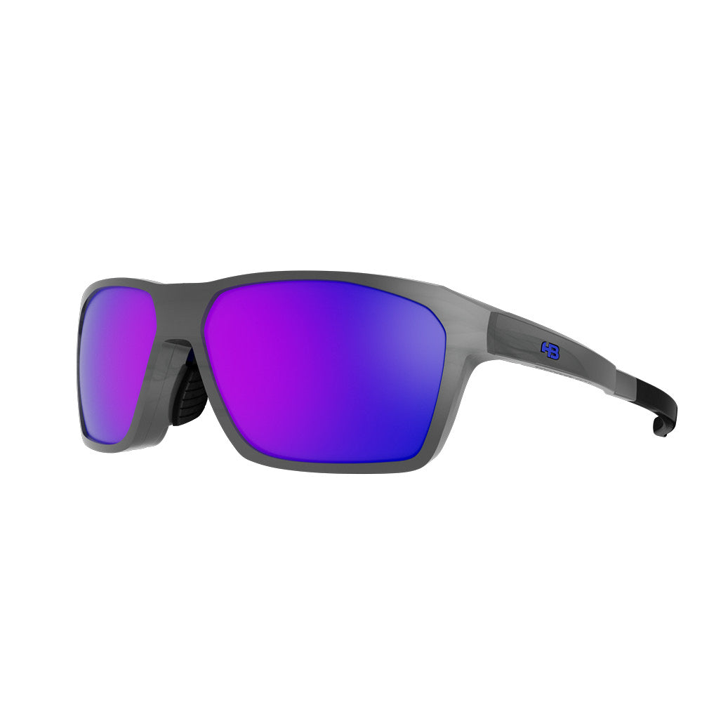 Óculos de Grau HB Presto Clip On Graphene/ Blue/ Blue Chrome - Lente 5,5 cm - Loja HB