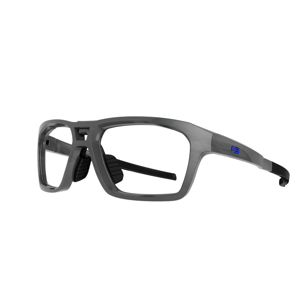 Óculos de Grau HB Presto Clip On Graphene/ Blue/ Blue Chrome - Lente 5,5 cm - Loja HB