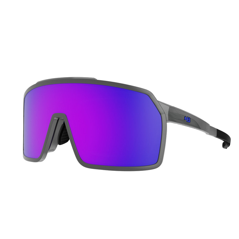 Óculos de Grau HB Presto Clip On Graphene/ Blue/ Blue Chrome - Lente 5,5 cm - Loja HB