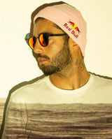 Óculos de Sol HB Brighton Matte Black D. Red/ Red Espelhado