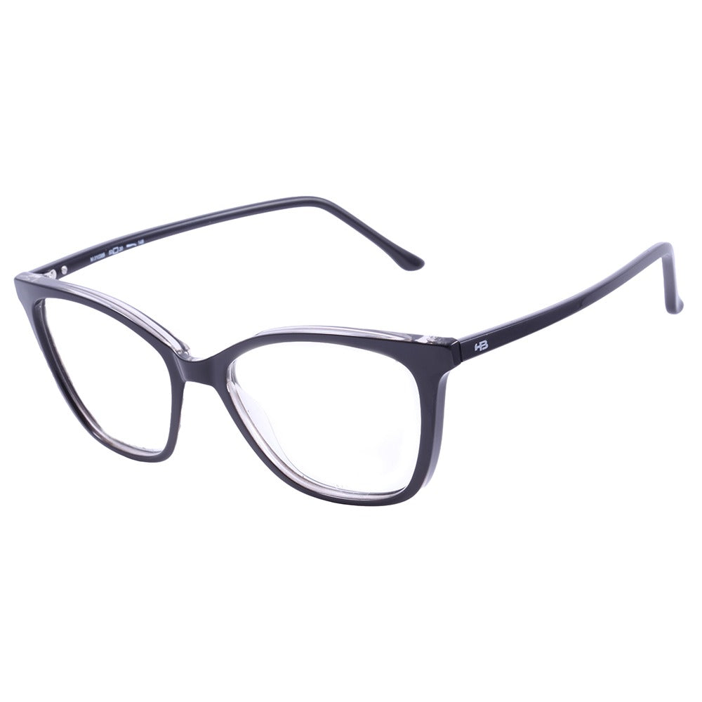 Óculos de Grau HB Switch 0385 Gloss Black/ Havana/ Polarized Gray - Lente 5,3 cm - Loja HB
