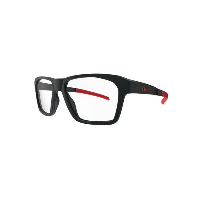 Óculos de Grau HB Switch 0401 M Black D. Red/ Gray Polarizado Lente 5,3 cm